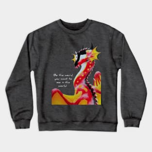 Lycoris Sticker Quote Crewneck Sweatshirt